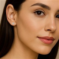 Pendientes Idee Preziose dal 1987 Mujer in Oro blanco Zircone IP.OK18B/15 - IP.OK18B/15